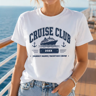 Cruise Club Family Vacation Personalised T-Shirt