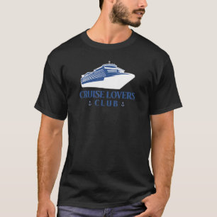 Cruise Club With Cruise Ship And Anchors T-Shirt