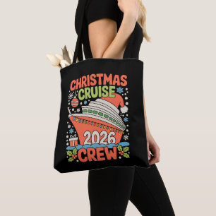 Cruise Crew 2026 Christmas Ship Santa Xmas Holiday Tote Bag