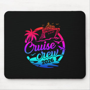 Cruise Crew 2026 Summer Vacation Trip Funny Matchi Mouse Mat