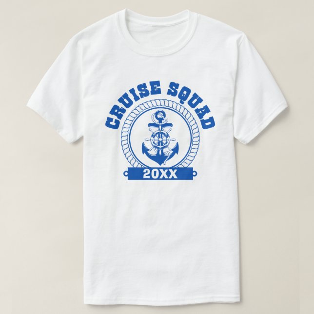 Cruise Crew Family Cruise VacationCruise Squad T-Shirt (Design Front)