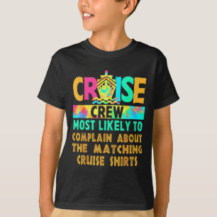 Cruise Crew Most Likely To Complain About Matching T-Shirt
