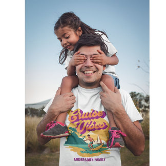 Cruise Crew Summer Family Reunion Sunset T-Shirt