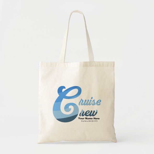 Cruise Crew Tote Bag (Front)