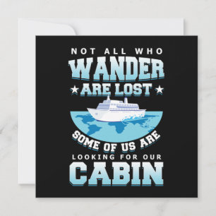 Cruise Cruising Cabin Cruise Ship Vacation Anchor  Invitation