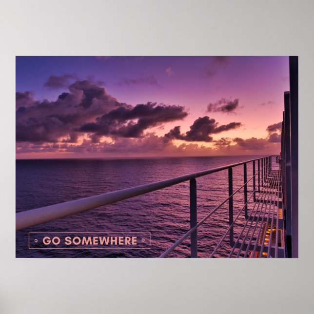 Cruise Destination Poster (Front)