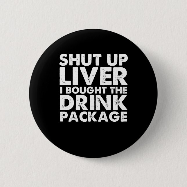 Cruise Drink Package Cruise Ship Cruising Vacation 6 Cm Round Badge (Front)