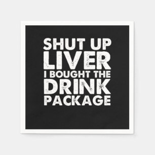 Cruise Drink Package Cruise Ship Cruising Vacation Napkin