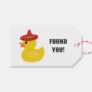 Cruise Duck Duckie Ducky Treasure Hunt Mexico Gift Tags