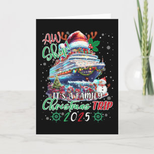 Cruise Family Aw Ship Its A Christmas Cruise Trips Card
