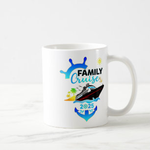 Cruise Family Vacation Matching Group Crew Squad 2 Coffee Mug