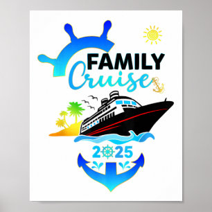Cruise Family Vacation Matching Group Crew Squad 2 Poster