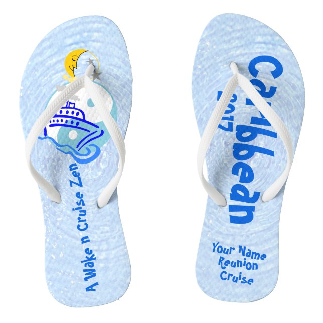 Cruise Flip Flops Adult Slim Straps (Footbed)