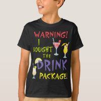 Cruise Funny Graphic Warning I Bought the Drink Pa