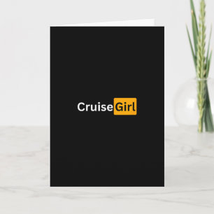 Cruise Girl - Y Cruising Bon Voyage Gifts Card