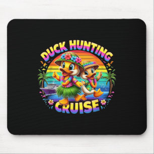 Cruise Hunter Rubber Duckie Summer Boat Vacay Duck Mouse Mat