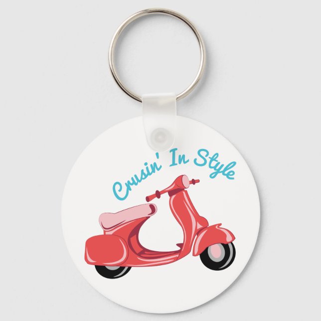 Cruise In Style Key Ring (Front)