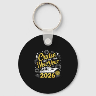 Cruise Into 2026 New Year Vacation Matching Family Key Ring