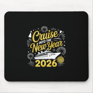 Cruise Into 2026 New Year Vacation Matching Family Mouse Mat