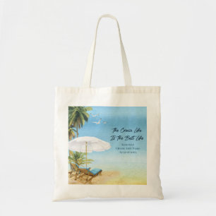Cruise Island Beach Bahamas  Tote Bag