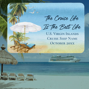 Cruise Islands Cabin Stateroom Door Marker Magnet