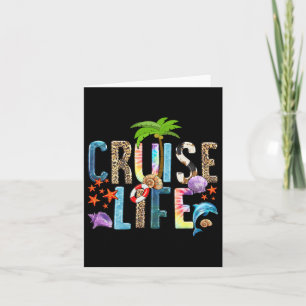 Cruise Life 2025 Friends Family Vacation Card