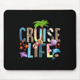 Cruise Life 2025 Friends Family Vacation Mouse Mat
