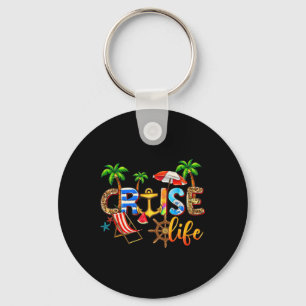 Cruise Life 2025 Summer Vacation Family Matching Key Ring