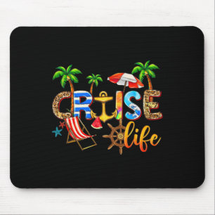 Cruise Life 2025 Summer Vacation Family Matching  Mouse Mat
