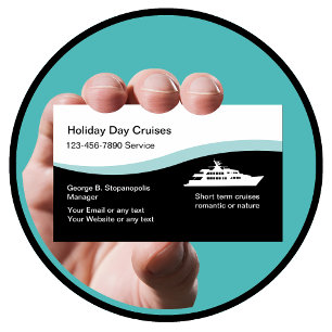Cruise Line Travel Business Cards