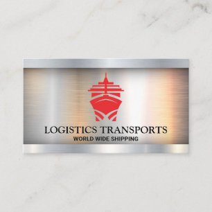Cruise Liner   Cargo Ship Business Card