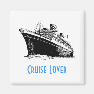 CRUISE LOVER magnet (square)