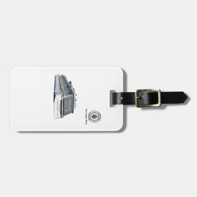 Cruise Lovers Norwegian Bliss Luggage Tag (Front Horizontal)