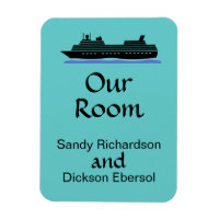 Cruise Magnet Cruise Ship Customisable Our Room ID