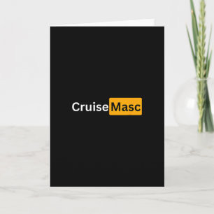 Cruise Masc - Y Cruising Bon Voyage Gifts Card