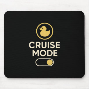 Cruise Mode Duck Toggle Retro Vacation Vibes Mouse Mat
