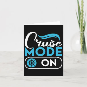 Cruise Mode On Ferry Ship Cruising Cruise Trip  Card