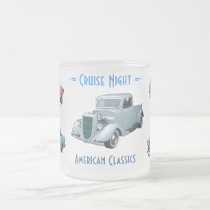 CRUISE NIGHT mug (frosted glass)