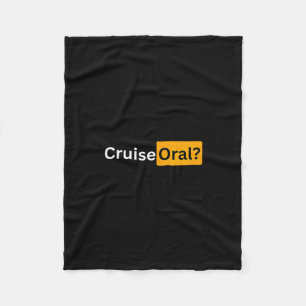 Cruise Oral - Y Cruising Bon Voyage Gifts Fleece Blanket