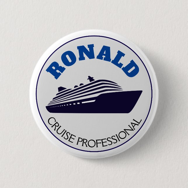 Cruise Professional Button Name Gift  (Front)