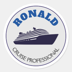 Cruise Professional Sticker Name Gift 