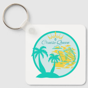 Cruise Queen Key Ring