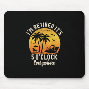Cruise Retirement Cruising Summer Retired 2025 Ret Mouse Mat