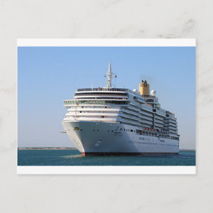 Cruise ship 17 postcard
