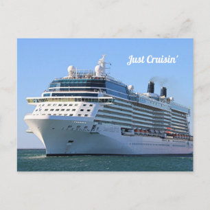 Cruise ship 8: Just Cruisin' Postcard