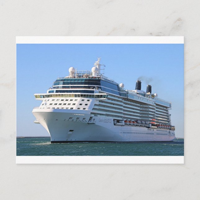 Cruise ship 8 postcard (Front)