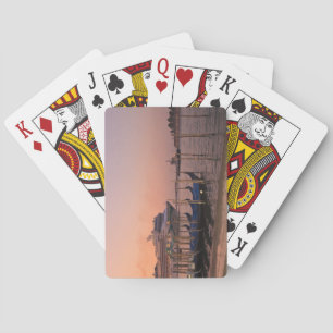Cruise Ship and Gondolas near Grand Canal, Italy Playing Cards