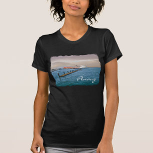 Cruise Ship At The Pier T-Shirt
