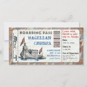 Cruise Ship Boarding Pass