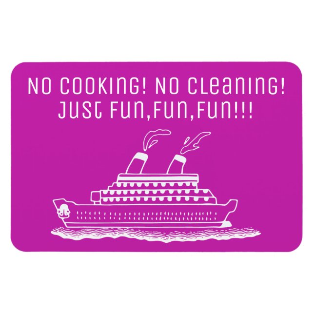 Cruise Ship Cabin Stateroom Door Marker Funny Joke Magnet (Horizontal)